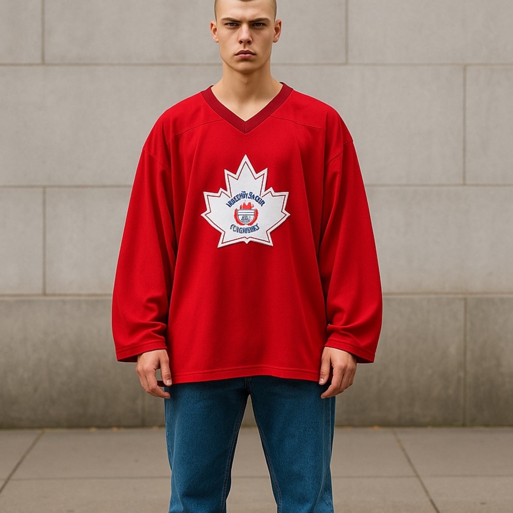 K1 Central Park Trump Ice‎ Hockey Reversible Jersey Shirt 47th President Vintage